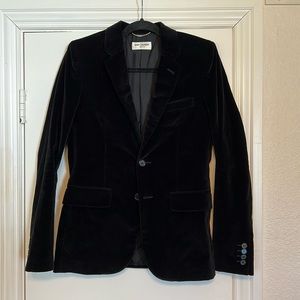 Saint Laurent Velvet Blazer Size 44